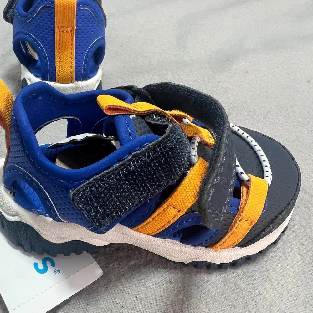 Carter's Metheor Toddler Sneaker Sandals Navy Blue Orange by Athletic Outdoor 4M
